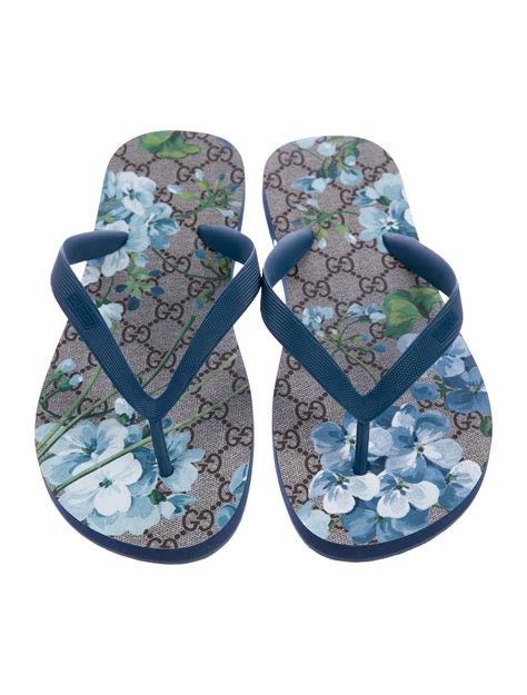 gucci flip flops blooms|gucci flip flops with flowers.